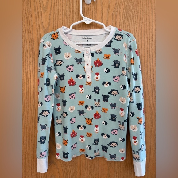 Roller Rabbit Other - ROLLER RABBIT Chinese New Year Long Sleeve Kids Pima Cotton Pajama Set Size 8
